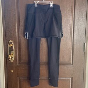 Athleta 2 in 1 skirt and tights